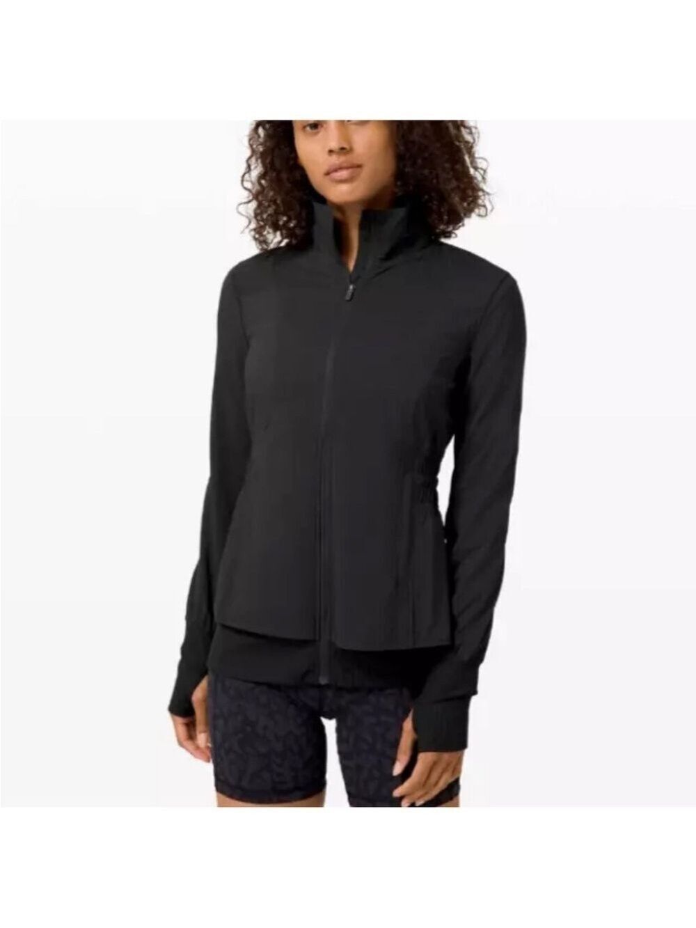 Lululemon Womens Sights Seen Jacket Sz 8 Activewear Black